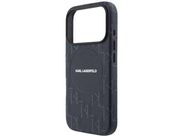 Karl Lagerfeld monogramlogo MagSafe-deksel til iPhone 17 Pro - blå