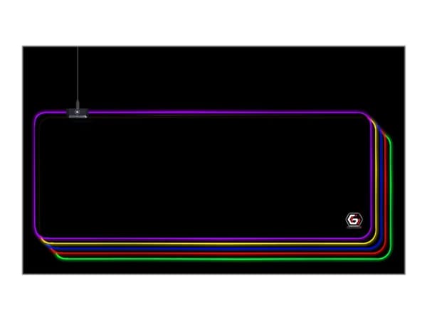 Gembird MP-GAMELED-L - Musematte - med LED lights - stor