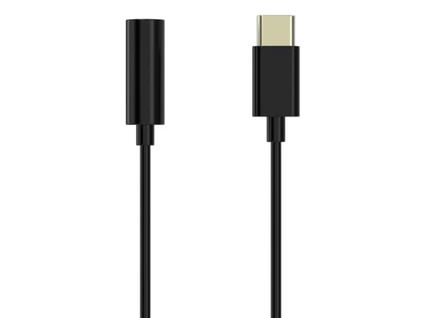 Sinox Mibility, USB C, Mini Jack 3.5 mm, 0,1 m, musta