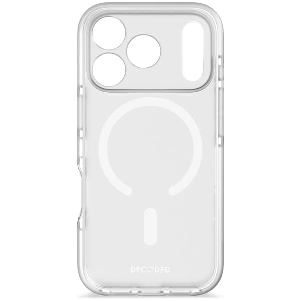 Decoded D26IPO17PMBCT2FE, Mobilskal, Apple, iPhone 17 Pro Max, 17,5 cm (6.9"), Transparent, Vit
