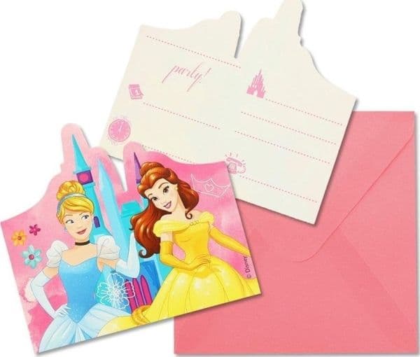 Disney Prinsesse invitationer