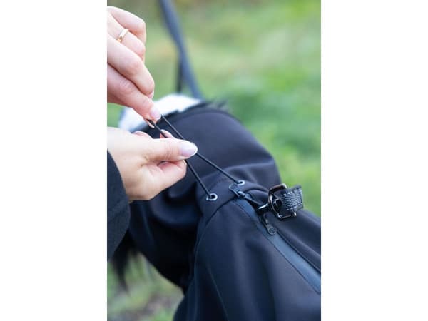 Dogman Softshell Hundtäcke Svart 65cm