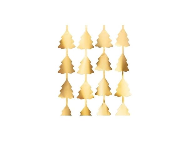 Guld juletræer backdrop