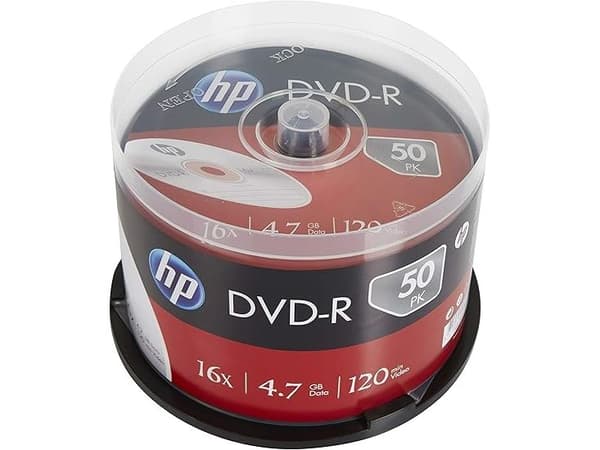 HP DME00025, DVD+R, 50 styck, 4,7 GB