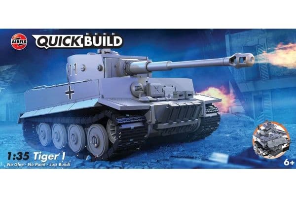 Airfix modell i plast Quickbuild Tiger I 1/35