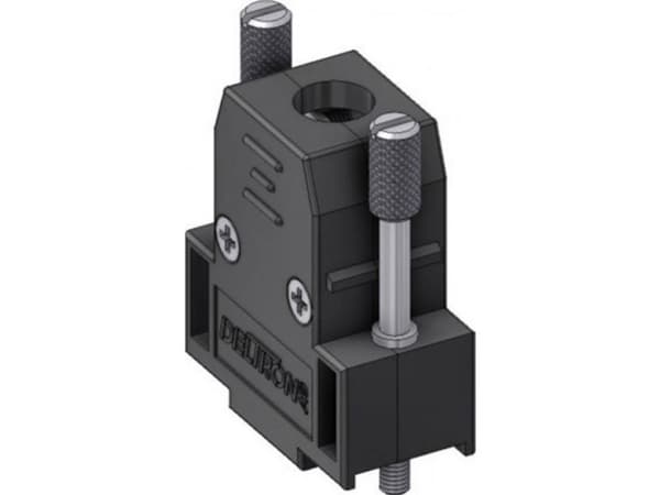 Deltron Connectors CTL09M2.5 D-SUB poler 9 plast 180° sort 1 stk