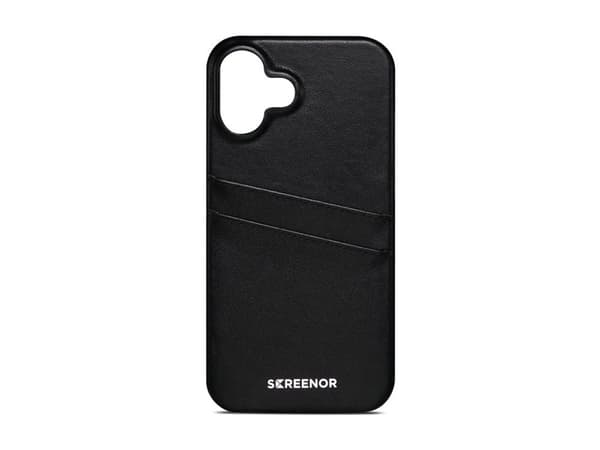 Screenor 44056FC, Suojus, Apple, iPhone 16 Plus, 17 cm (6.7"), musta