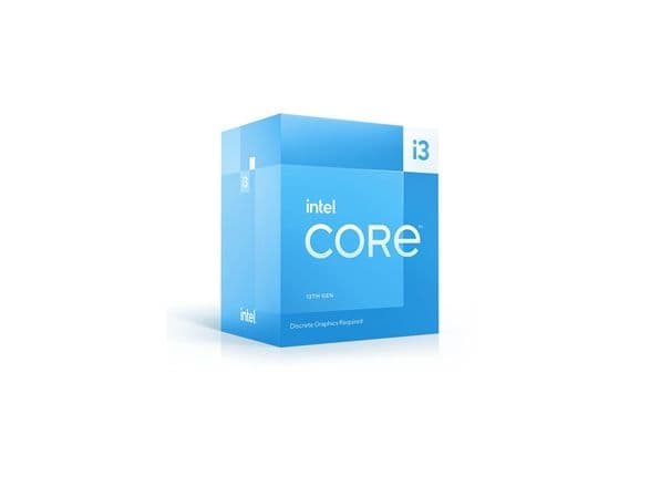 Intel Core i3 13100F - 3.4 GHz - 4 kärnor - 8 trådar - 12 MB cache - FCLGA1700 Socket - Box