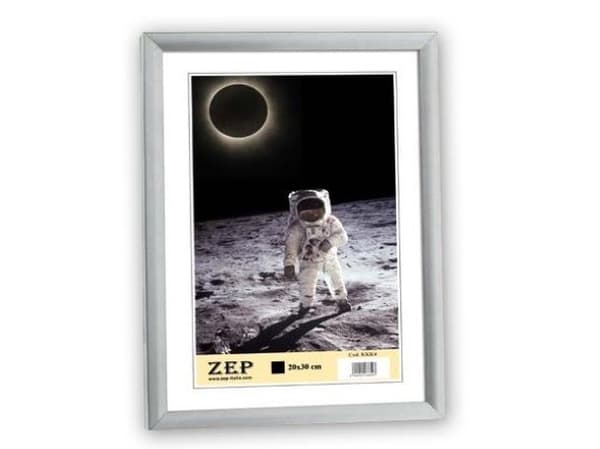 ZEP KL11, Silver, Enkel bildram, Bord, Vägg, 21 x 29,7 cm, Rektangulär