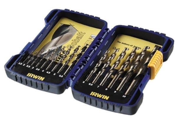 IRWIN METAL DRILL BIT HSS CO SET 19pcs.