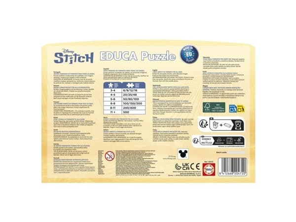 Educa My First 4 Puslespill Stitch