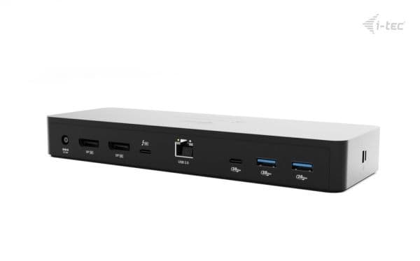 i-Tec - Dokkingstasjon - USB-C / USB4 / Thunderbolt 3 / Thunderbolt 4 / Thunderbolt 5 - 2 x DP, Thunderbolt 4 - 1GbE