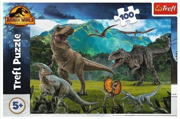 Trefl 16441, 100 styck, Dinosaurier, 5 År