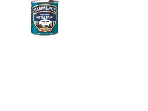 Hammerite Silkemat - Valkoinen - 750 ml.