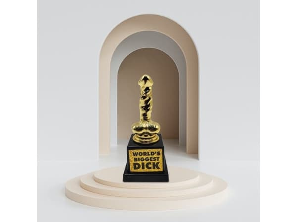 Thumbs Up Mad Monkey - trofé 'World's Biggest Dick'