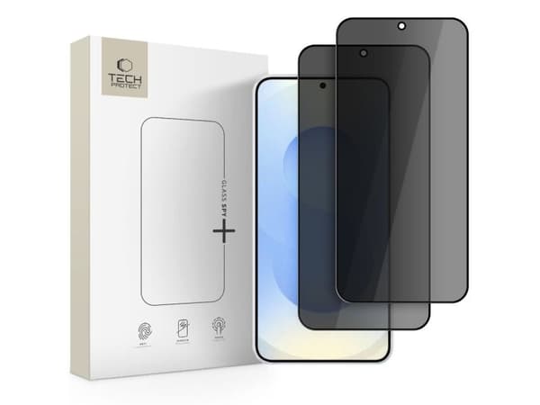 Tech-Protect Privacy Glass för Galaxy S26+ Plus (2-pack)