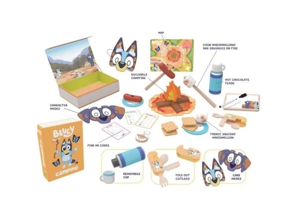 Bluey rollelek Camping