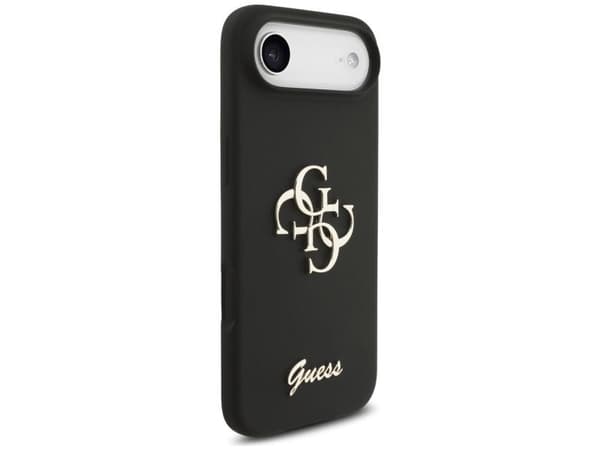 Hurtel Guess silikondeksel Big 4G Script til iPhone Air - svart
