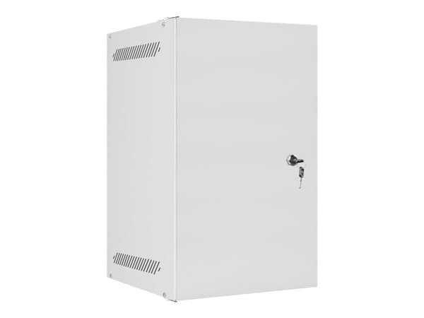 Lanberg - Rack skåp - väggmontering - RAL 7035, grå - 9U - 10"