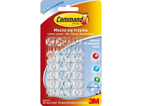 3M Command-kroker 20 stk. plast 3M