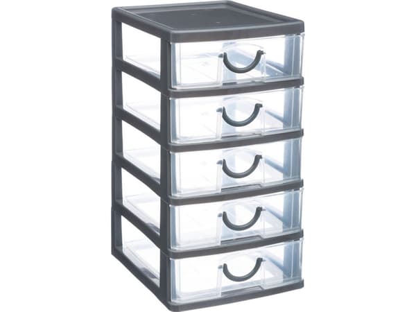 5five Skrivbordsbox Dokumentlådor Plast
