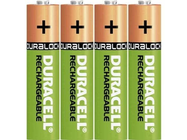 Duracell batteri, STAYCHARGED, AAA, 4 stk.