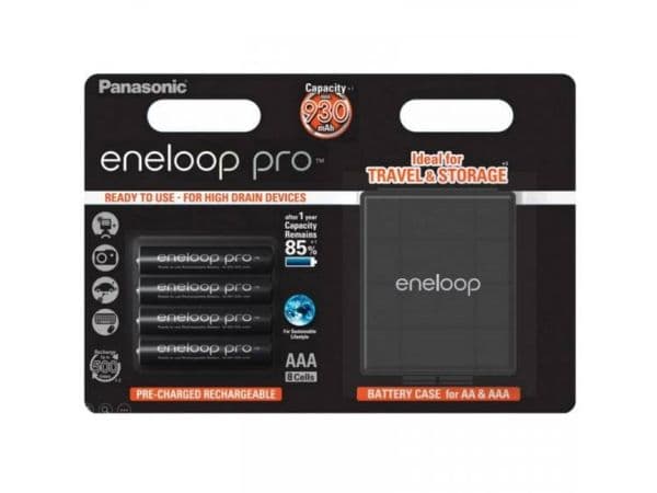 Panasonic eneloop pro BK-4HCDEC4BE - Batteri 4 x AAA - NiMH - (ladbare) - 930 mAh