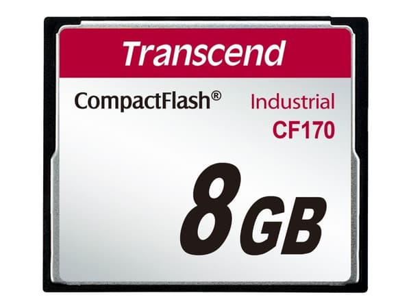 Transcend Industrial - Flash-minneskort - 8 GB - 170x - CompactFlash