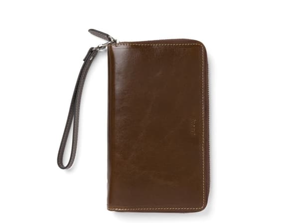 Filofax Malden systemkalender Personal Compact Zip ockra