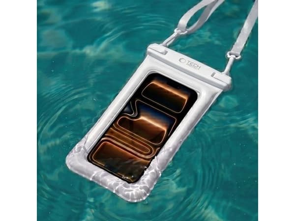 Tech-Protect UWC7 6,9\" vanntett etui - hvit