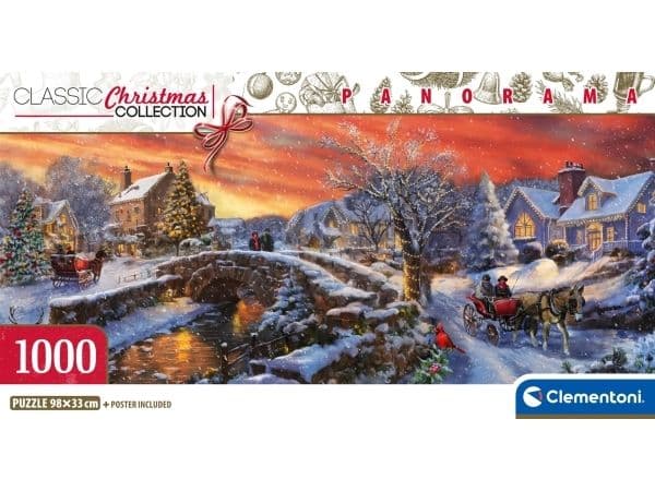 Clementoni pussel Panorama 1000 compact Christmas