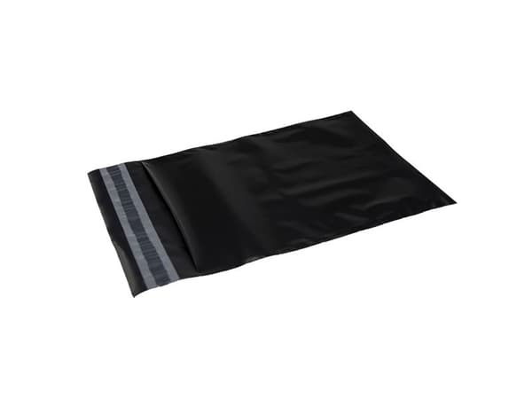 Forsendelsespose PE sort 230x325 100stk/pak