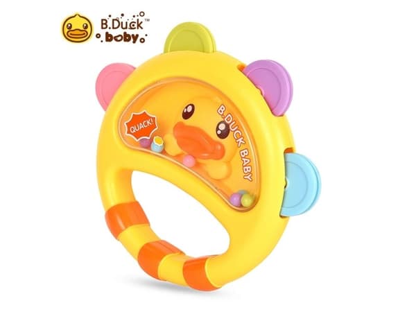 B.Duck färgglada skallror handklocka