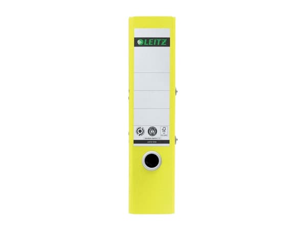 Brevmappar Leitz Recycle 180°A4/80mm gul - (10 st.)