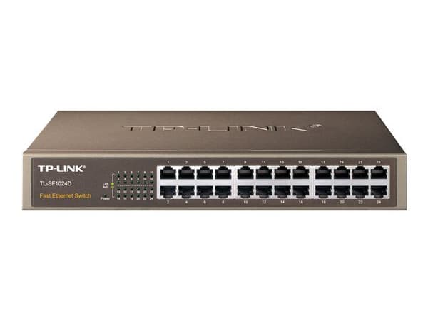 TP-Link TL-SF1024D - Switch - 24 x 10/100 - stasjonær