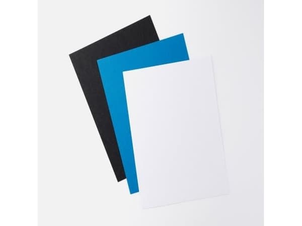 Bindningsomslag GBC A5 läder vit /100