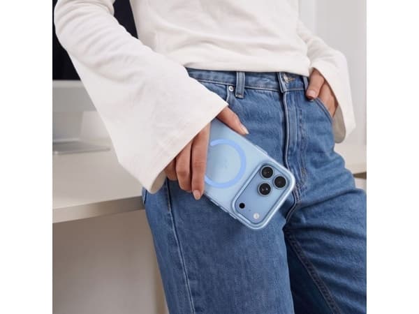 Tech-Protect MagZero MagSafe case for iPhone 17 Pro Max / 18 Pro Max - light blue matte