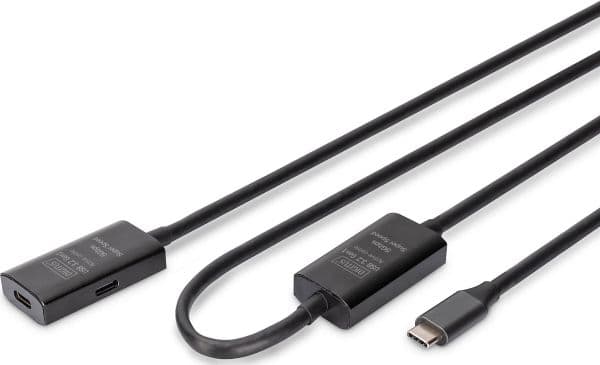 DIGITUS Active USB-C-jatkojohto 10m