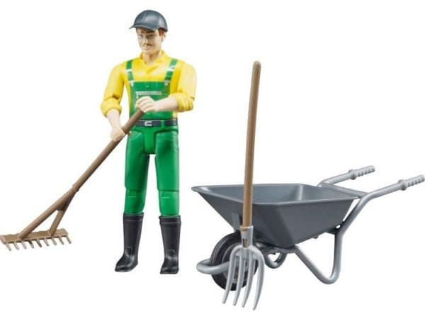 Bruder Figure set farmer with accessories toy