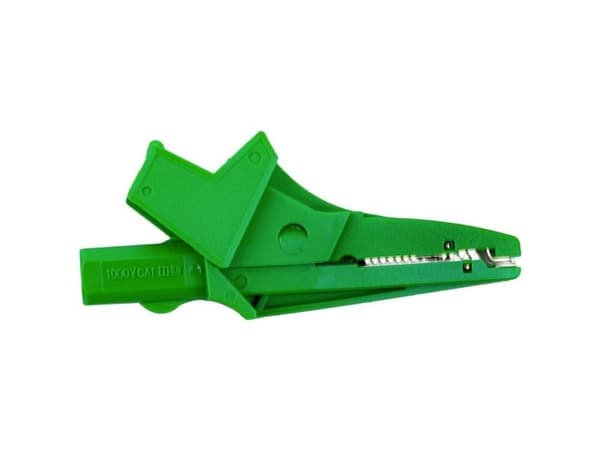 Testboy Crocodile Clip Vihreä 1 kpl