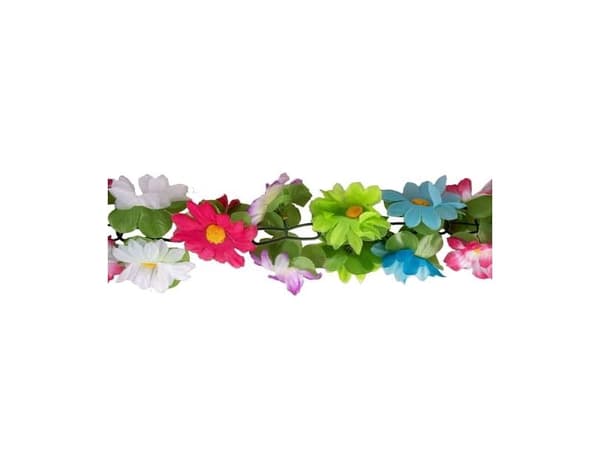 Kunstig blomsterranke, 2 m.