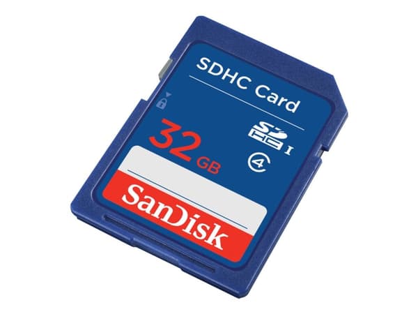 SanDisk Standard - Flashminnekort - 32 GB - Class 4 - SDHC