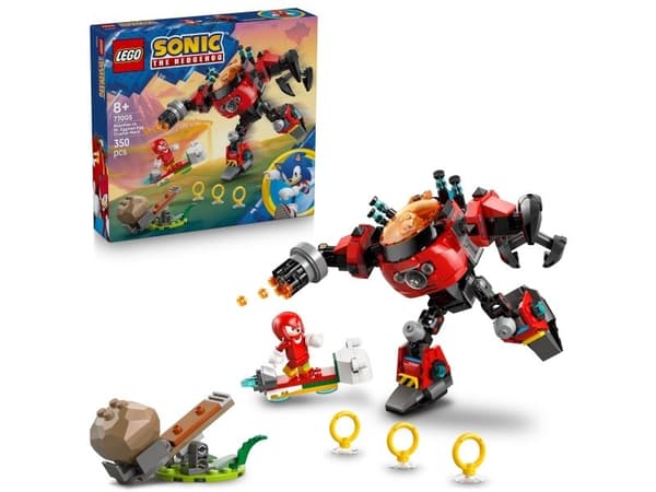 LEGO Sonic 77005 Knuckles mot Dr. Eggmans Egg Crusher-robot