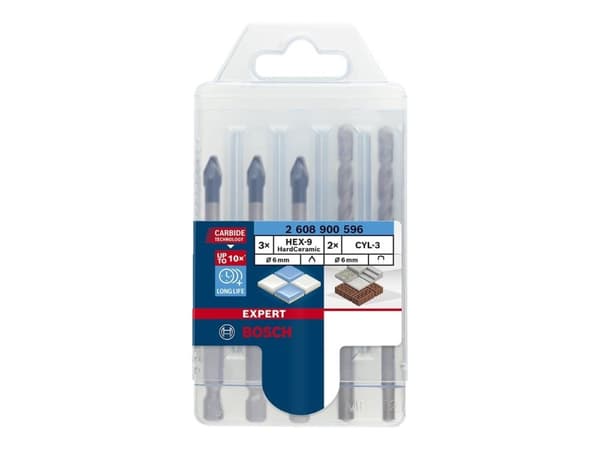 Bosch Borrkrona HEX HARDCERAMIC 5 st