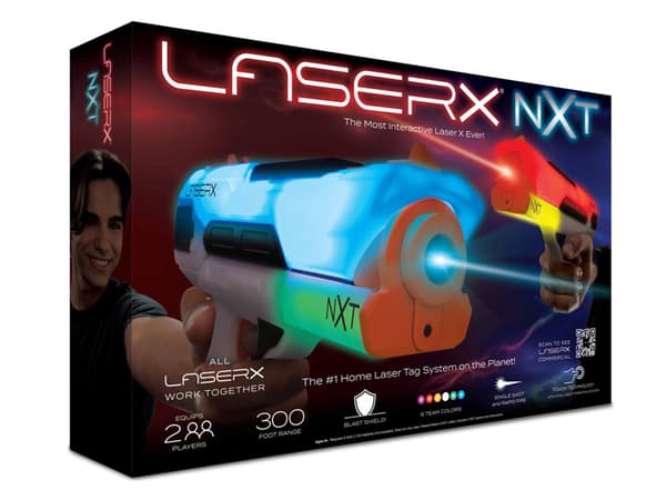 Laser X NXT Double Blaster, laser gun-spel