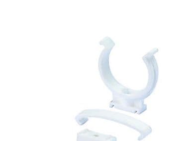 32 mm Hvid klemring rørbærer PP