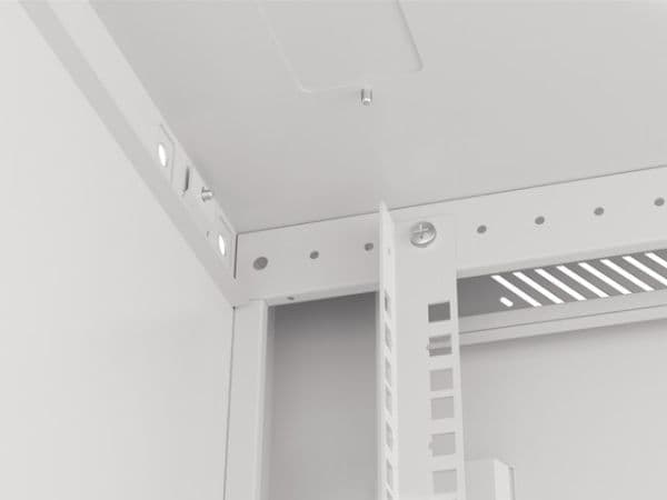Lanberg - Rack skåp - väggmontering - grå, RAL 7035 - 12U - 19"