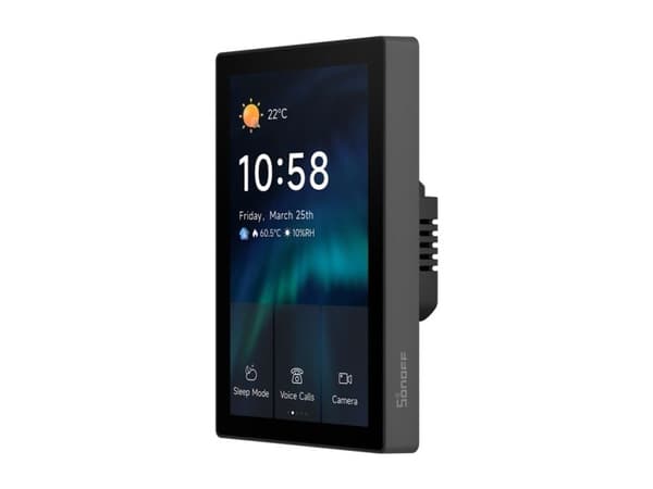 SONOFF NSPanel Pro 120 smart kontrollpanel Matter WiFi/Bluetooth/ZigBee (svart)