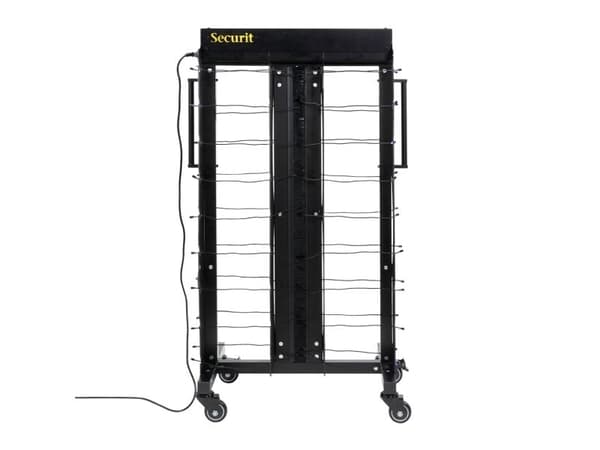 Securit® Lade-trolley, til opladning af 36 lamper samtidig