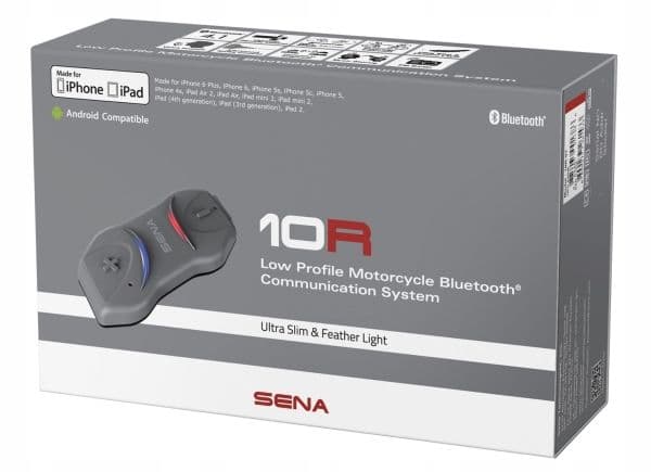 Sena 10R single headset svart (10R-02)